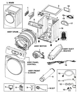 Samsung dryer diagram
