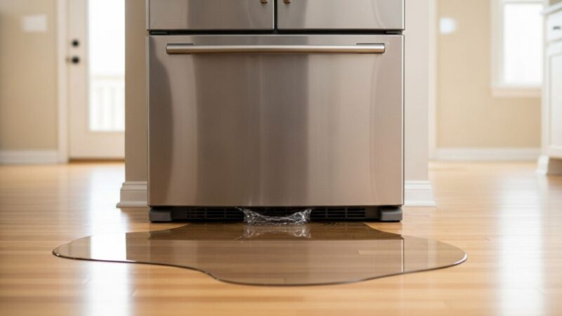 Refrigerator Leaking Water? Find the Source in 60 Seconds