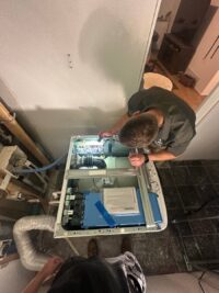 Washer top panel removed to reach the internal components