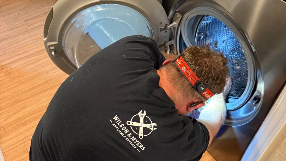 Front-load washer drum check